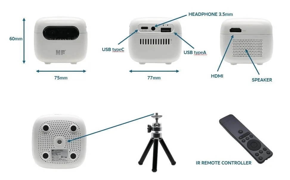 使い方は無限大!ウルトラ・ミニ・プロジェクター「CUBE」が、これまでにないホームシアターライフを実現します。