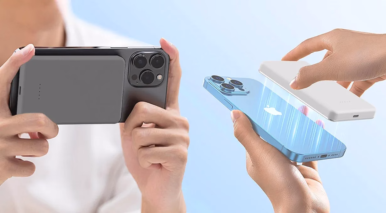 スマホに重ねるだけMagSafe対応ワイヤレス充電