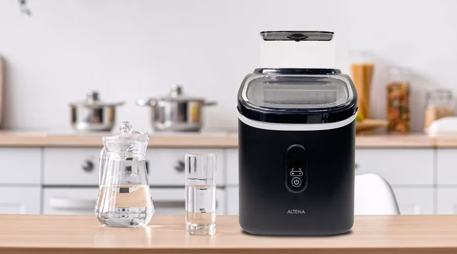 製氷機のコンパクトな外観