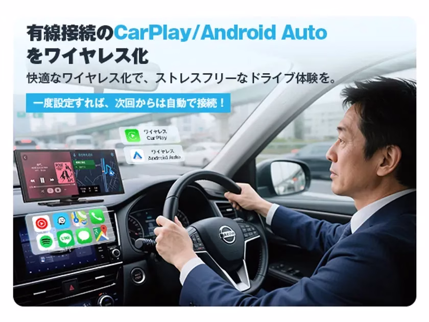 ワイヤレスCarPlay/Android Auto