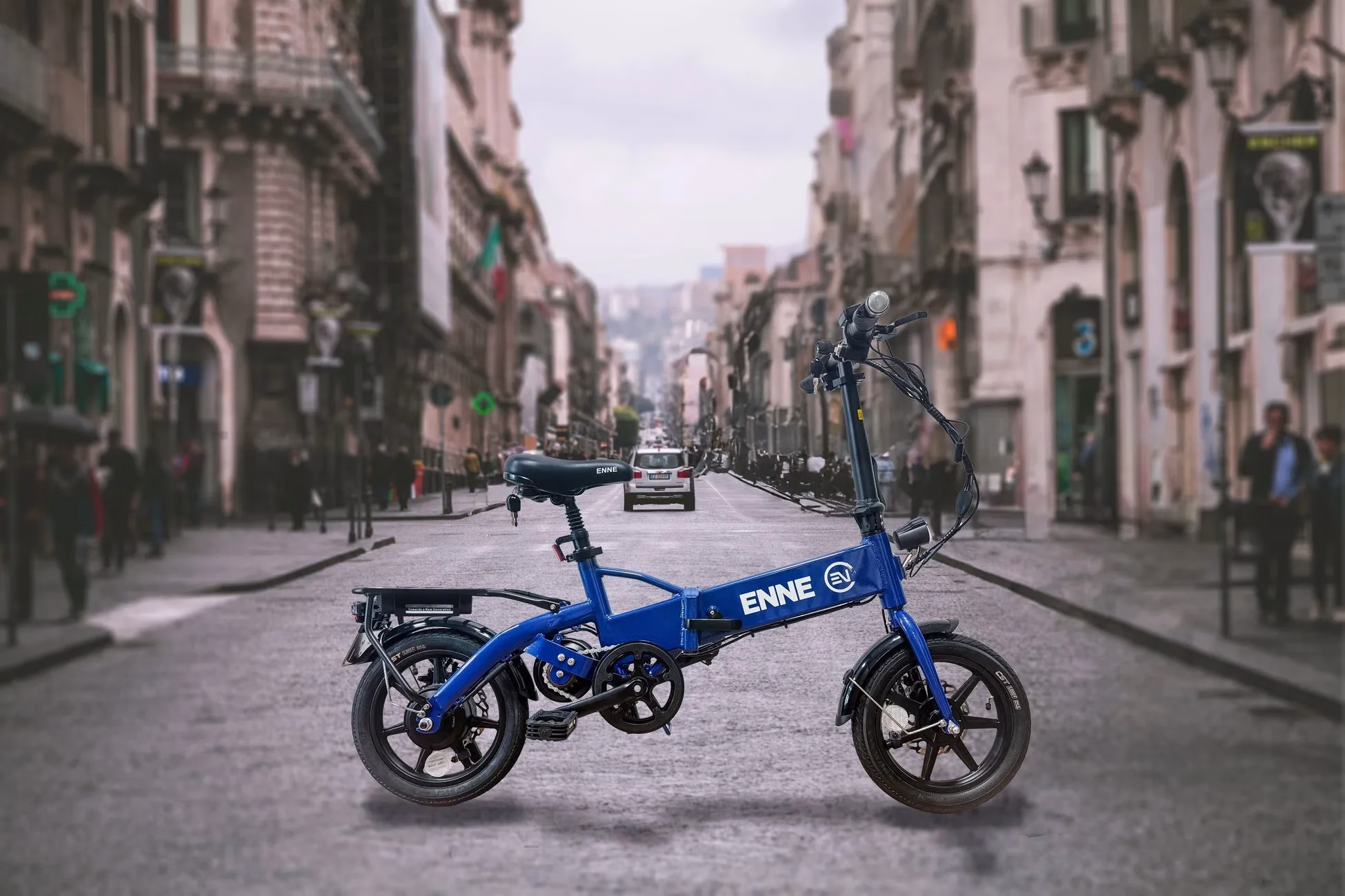 特定原付の安全な走行イメージ