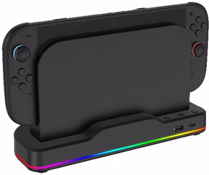 CYBER・冷却ファンスタンドのRGB LED点灯イメージ