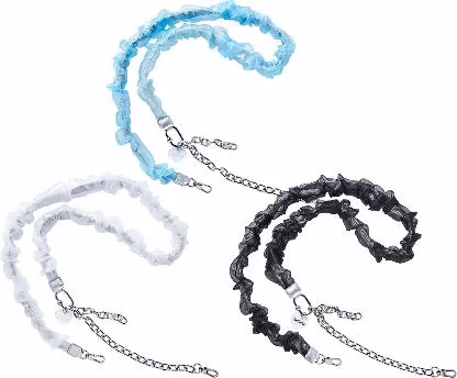 3色のバッグストラップ