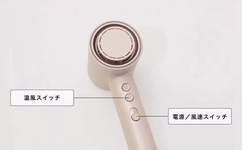 充実した風温／風速切替