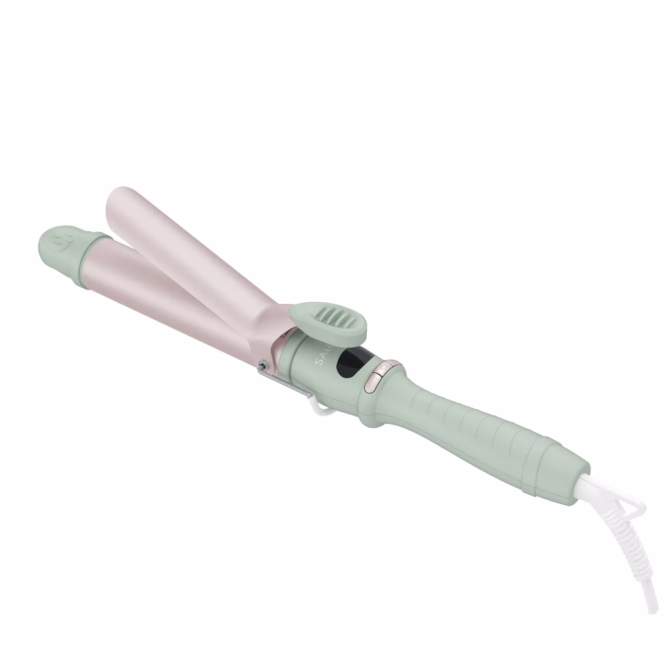 ピンクとミントグリーンのヘアカーラー