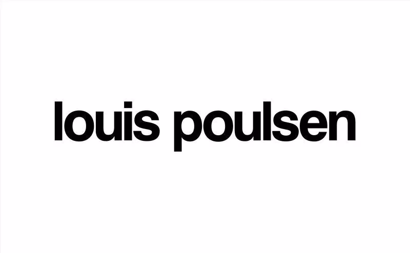 白背景に黒字で「louis poulsen」と書かれたロゴ画像