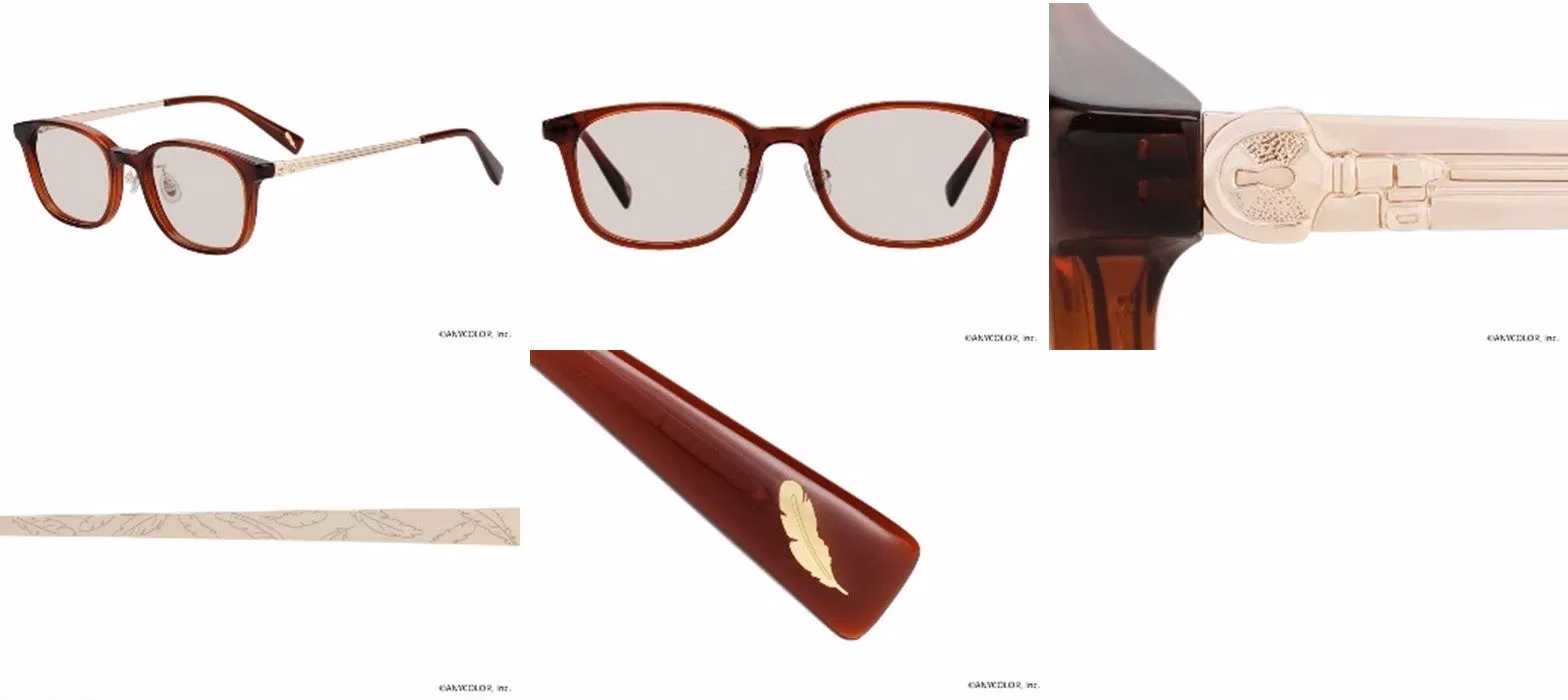 ローレン・イロアスモデルのサングラスのクローズアップ