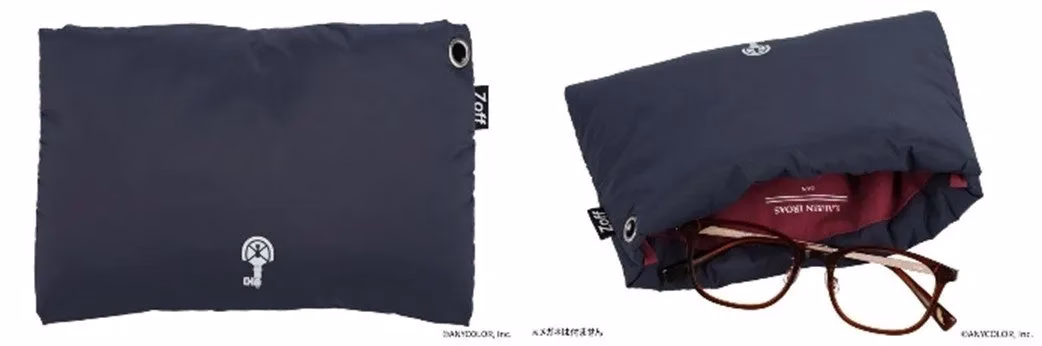 ローレン・イロアスモデルのメガネポーチ＆ミラー