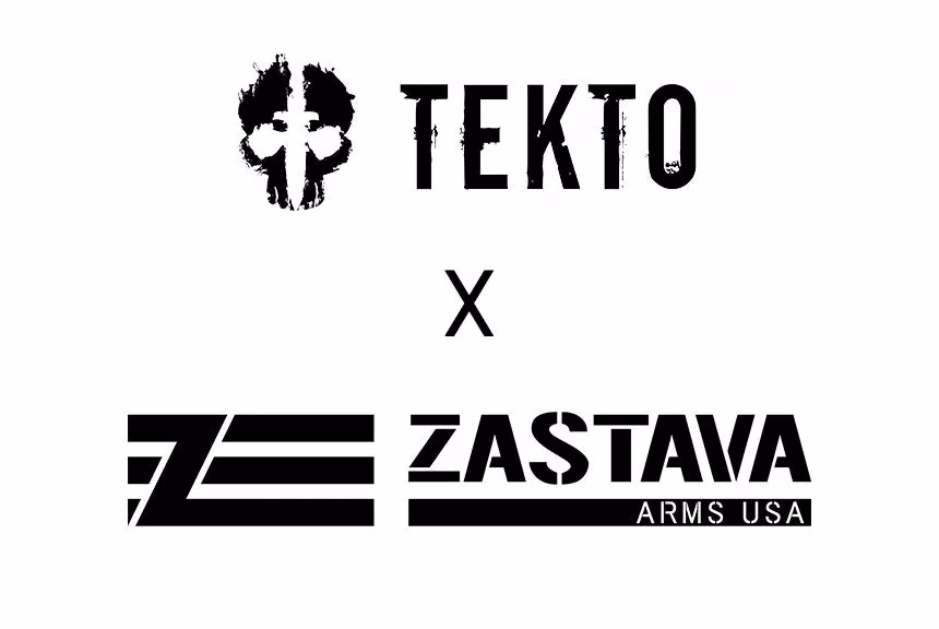 TEKTOとZASTAVA ARMS USAのロゴ