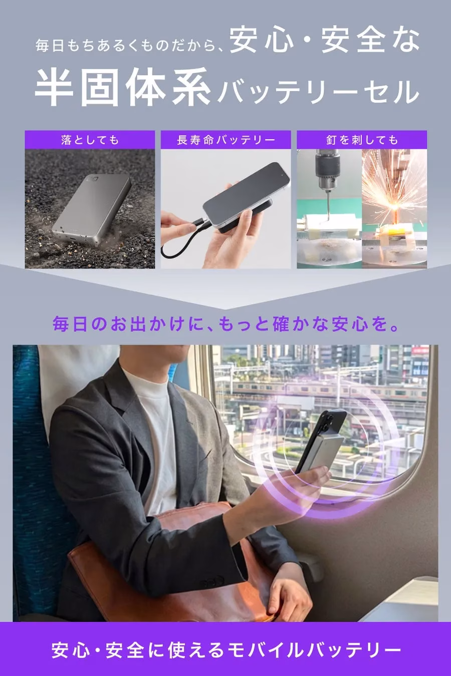 半固体系バッテリーセル説明