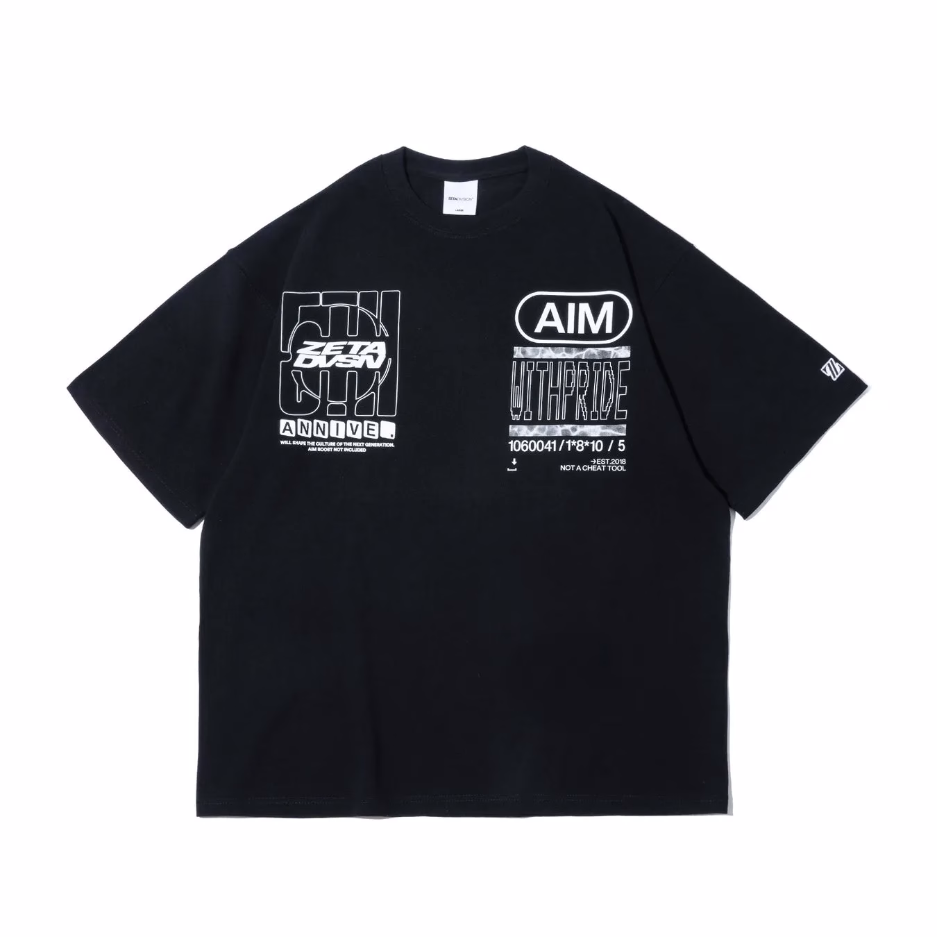 ZETA DIVISION 5TH ANNIVERSARY TEE / BLACK (表)