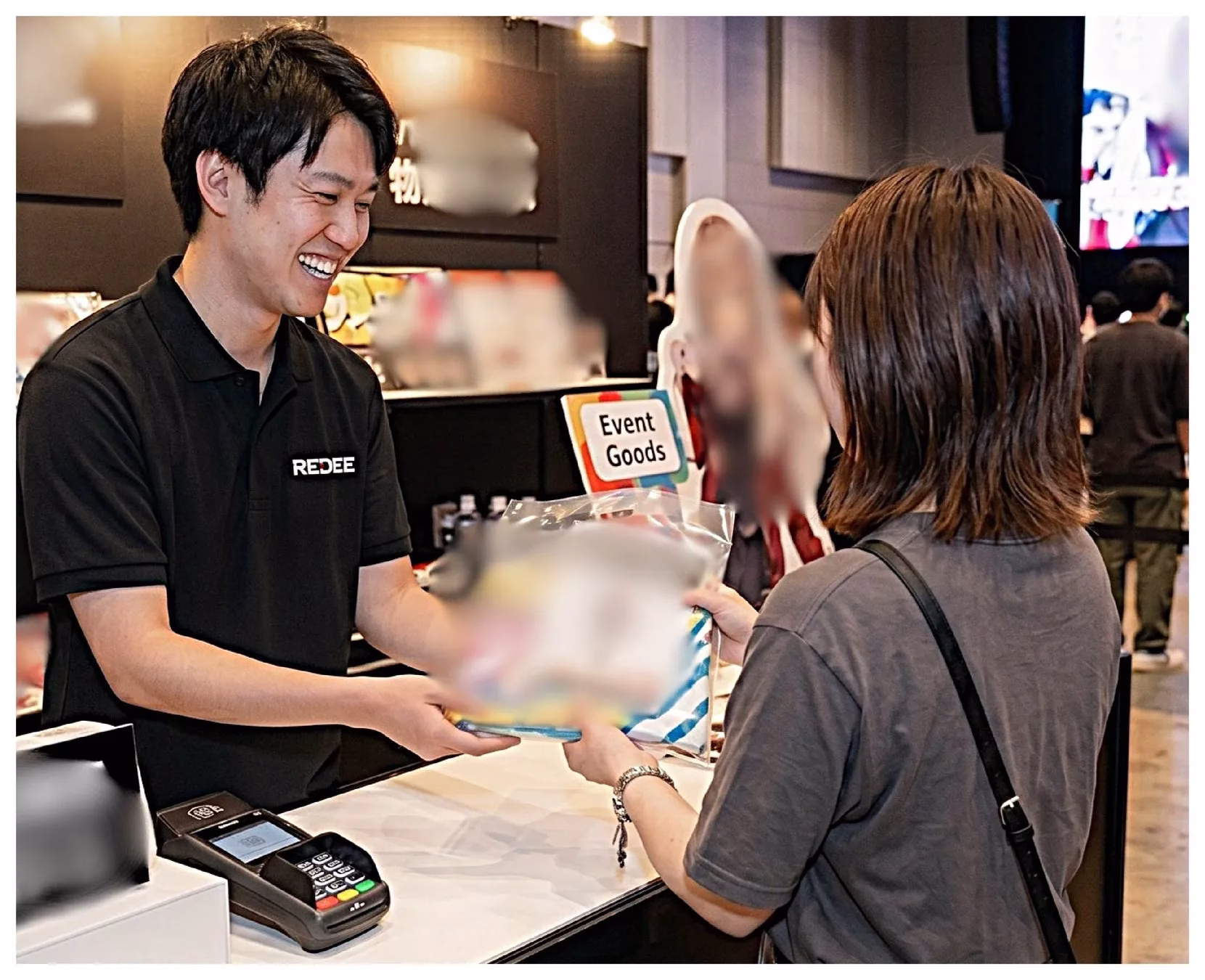 イベントグッズ販売の様子