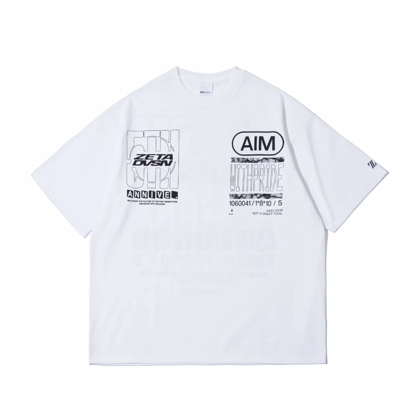 ZETA DIVISION 5TH ANNIVERSARY TEE / WHITE (表)