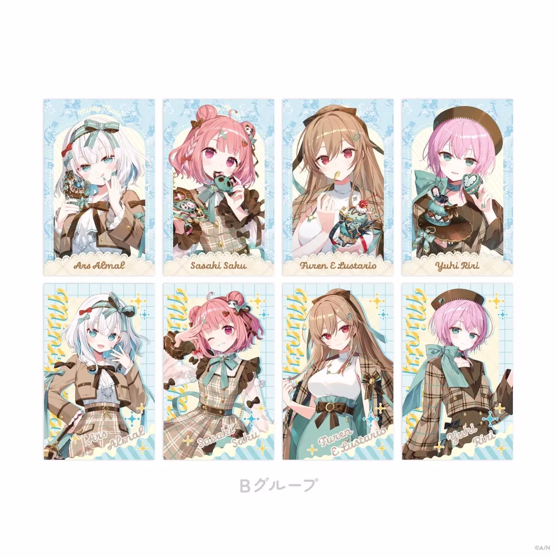 ランダムチェキ風カード Bグループ